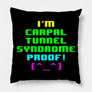 Funny 8Bit Hardcore Gamer Gaming Addict Funny Slogan Pillow