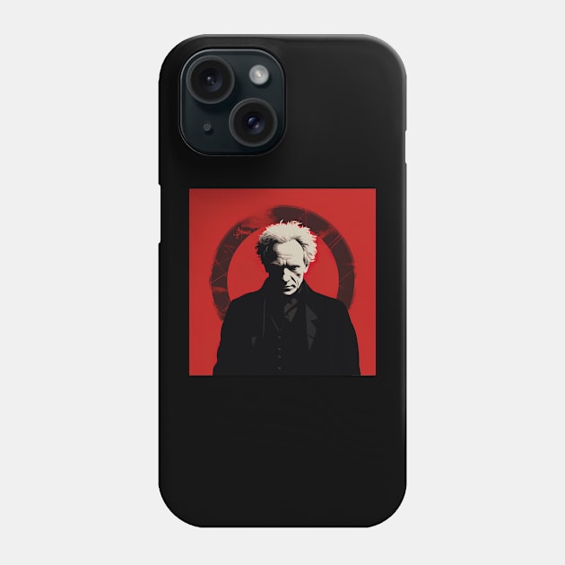 Arthur Schopenhauer Phone Case by ComicsFactory