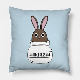 Antidepressant Bunny 2 Pillow