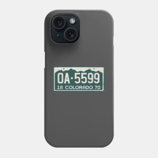 Vanishing Point Movie License Plate Phone Case