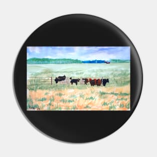 Buffalo Art Print Pin