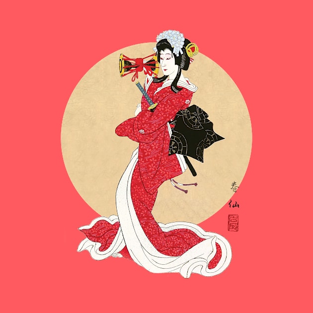 Ukiyo-e Shizuka by allovervintage