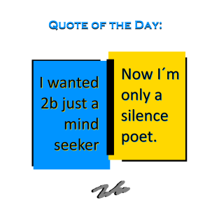 Poetry Quote T-Shirt - Silence poet quote of the day by FranciscoCapelo