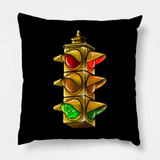 Danny DeVito New York Traffic Lights Pillow