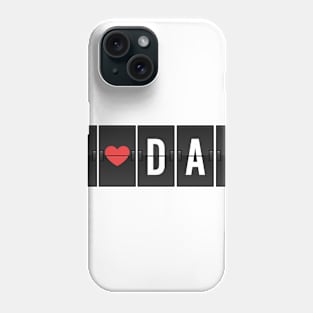 I Heart Dad, I Love Dad, love fun T-Shirt or Sticker, funny clothing for Father's Day Gift Phone Case