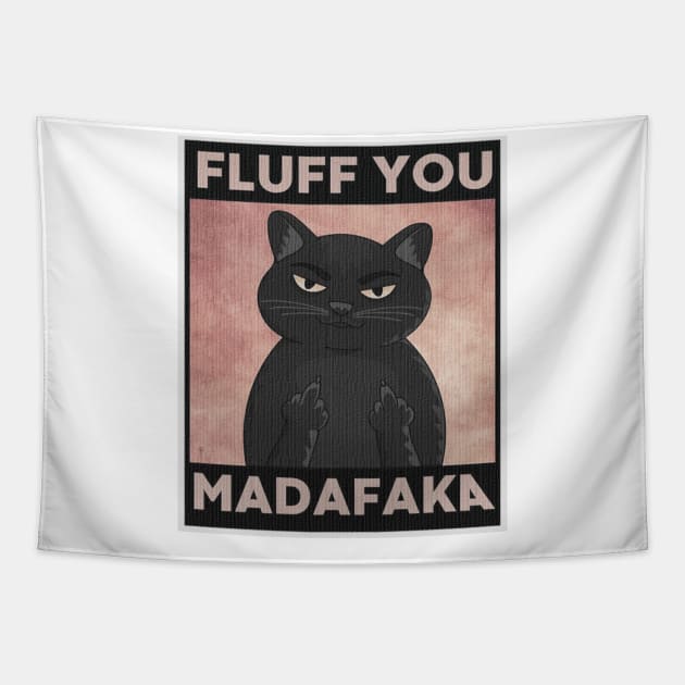 MADAFAKA CATS Tapestry by TamaJonson