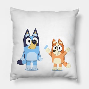 Bluey & Bingo Pillow