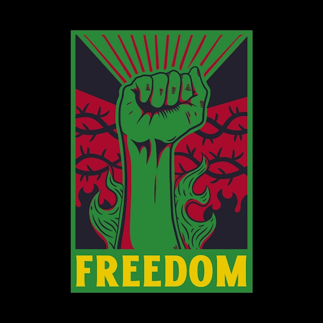 Freedom - Juneteenth Empowering People by Rachel Garcia Designs