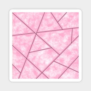 Stylish Pink Pattern Magnet