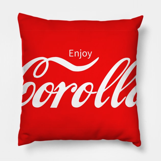 Enjoy Corolla Pillow by AdriaStore1