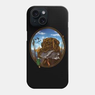 Duck Shirt - Labrador Retriever with Mallard Phone Case