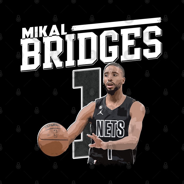 Mikal Bridges by WYATB Art