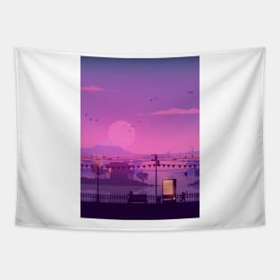 Japan Landscape Art Tapestry