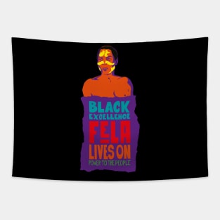 Fela Kuti Tribute Illustration: Black Excellence Lives On Tapestry