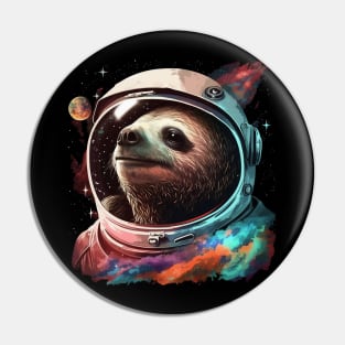 space sloth Pin