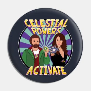 Celestial Wonder Twins Pin