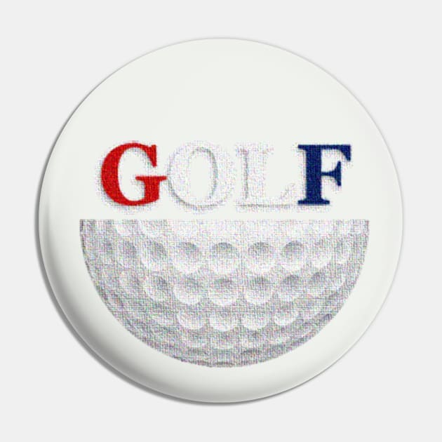 Sliced Golf Ball 1 Pin by Moses77