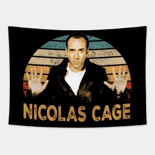 The Cage Effect Unveiling The Charisma Of Nicolas On Camera Tapestry