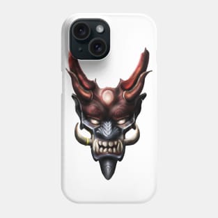 Samurai demon mask v1 Phone Case