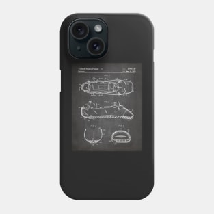 Ballet Slipper Patent - Ballet Dancer Company Opera Art - Black Chalkboard Phone Case