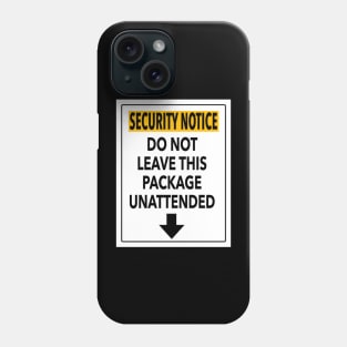 Security Notice Phone Case