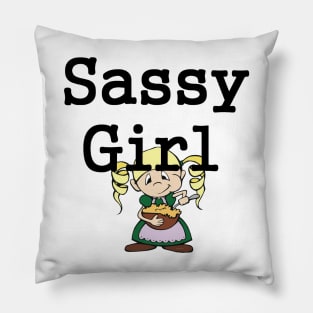 Sassy Girl Pillow