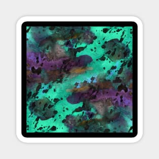 Graphite background. Simple abstract colorful watercolor, animal print. Hand-painted texture with drops, paint smears. Best for  wallpapers, covers and packaging, wrapping paper. Magnet