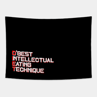 Diet Technique Dark Tee Tapestry