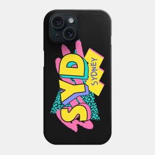 Retro 90s Sydney SYD / Rad Memphis Style / 90s Vibes Phone Case