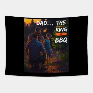 Dad ,, The king of BBQ Tapestry