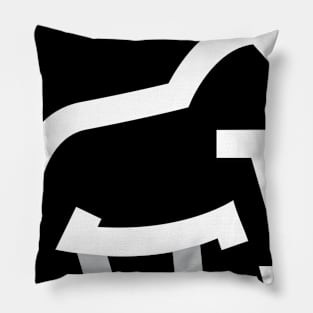 simple gorilla icon Pillow