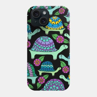 Tortoises Black Palette Phone Case