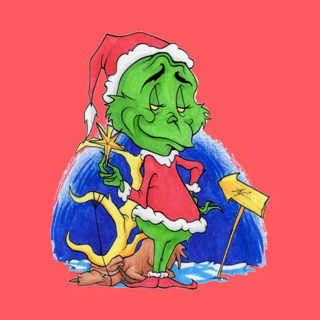 The Grinch Peep by RevxArt