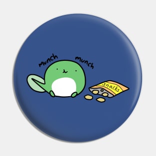 Tadpole Eating Snacks Pin