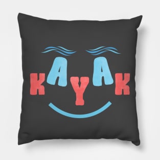 Smiling Kayak Pillow