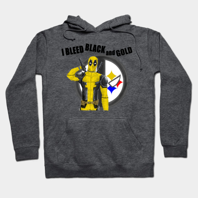 gold steelers hoodie