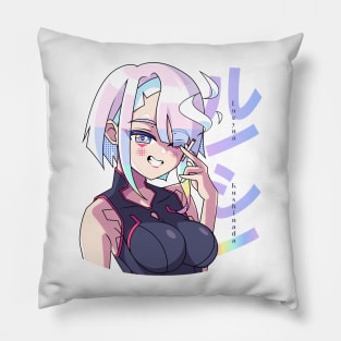 Lucy Cyberpunk edgerunners Pillow