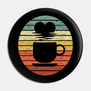 Retro Coffee Lovers Gift Pin