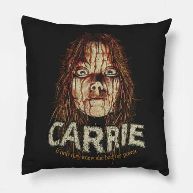 Carrie 1976 Pillow by JCD666