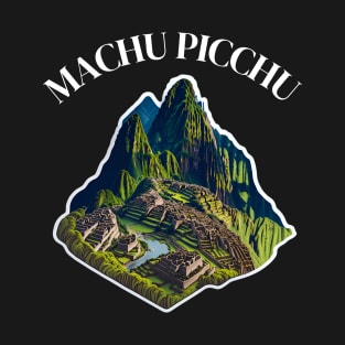 Machu Picchu, Incan citadel Peru historical landmark T-Shirt