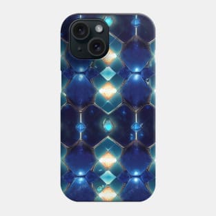 Sapphire pattern Phone Case