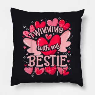 Friendship Friends Matching Twins Day Matching Twin Pillow