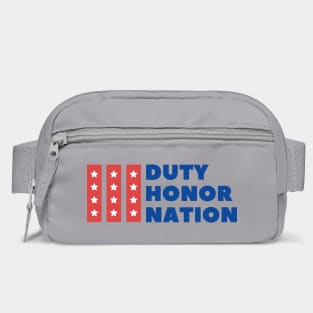 Duty honor nation Bag