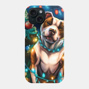 Cute American Staffordshire Terrier Drawing Phone Case