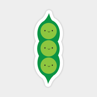 Kawaii Peas in a Pod Magnet