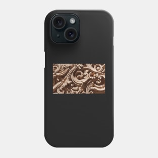 Seamless Leaf Relief Carving VIII Phone Case