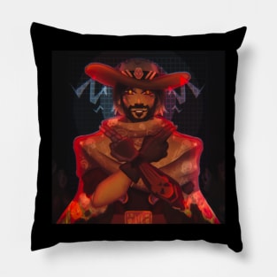 Overwatch McCree//Retro Galaxy Pillow