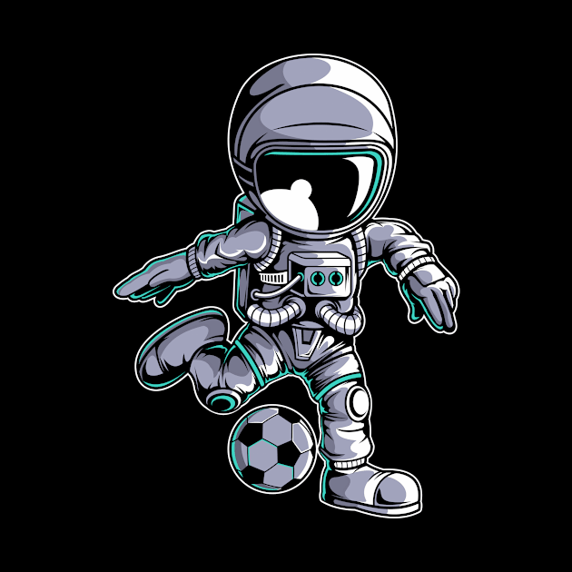 Astronaut Soccer Player by ArtisticParadigms