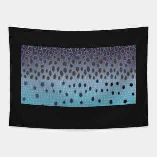 Rainbow Camo Blue Cover Tapestry