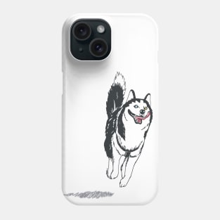 HuskyJumping Phone Case